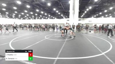 136 lbs Round Of 16 - Itzel Padilla, Cobra Kai vs Adriana Dorazio, DUB Wrestling