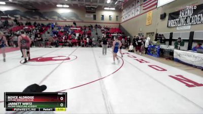 88 lbs Semifinal - Jarrett Wirtz, Ascend Wrestling Academy vs Boyce Aldridge, Outlaw Wrestling Club