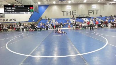 81 lbs 3rd Place Match - Luke Hale, Fremont Wrestling Club vs Kanon Judd, Northside Wrestling Club
