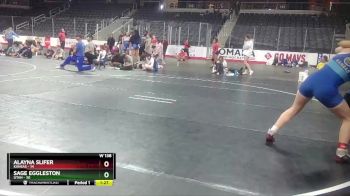 W 138 lbs Round 3 (3 Team) - Sage Eggleston, Utah vs Alayna Slifer, Kansas