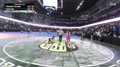 107 lbs Cons. Round 1 - Leah San, Nampa vs Kadence Caladri, Mountain View