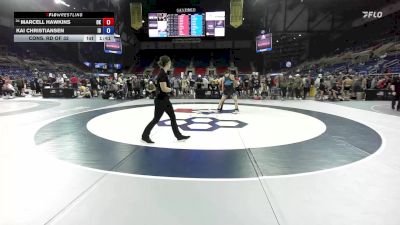 132 lbs Cons. Rd Of 32 - Marcell Hawkins, OK vs Kai Christiansen, ID