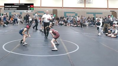 56 lbs Round 3 (8 Team) - Connor Stewart, The Outsiders vs Zoey Zwanetz, Headhunters