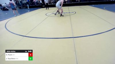 160B-HS2 lbs Semifinal - Declan Ryan, Upper Merion vs Joseph Squillaro, Kenilworth Wrestling Club