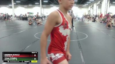 110 lbs Round 3 (4 Team) - Andrew Schulz, Savage WA vs Titan Powell, Revolution Elite