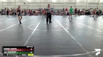 105-110 lbs Cons. Semi - Sydney Martin, Darkhorse Wrestling Club vs Levi Ikenberry, NOVA Wrestling Club