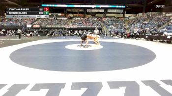 190 lbs Cons. Semi - Turner Gilman, Wichita-Bishop Carroll HS vs Jonathan Rigler, Hays HS