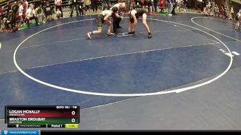 118 lbs Champ. Round 1 - Logan McNally, Wasatch WC vs Braxton Droubay, Shootbox