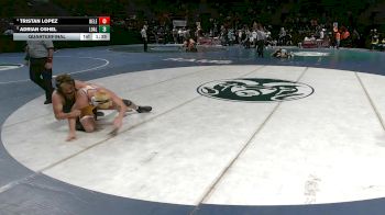 4A 165 lbs Quarterfinal - Adrian Oshel, Los Alamos vs Tristan Lopez, Belen