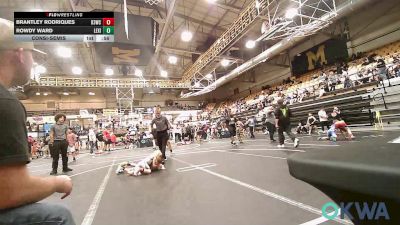 43 lbs Consolation - Brantley Rodriques, D3 Wrestling Cluib vs Rowdy Ward, Lexington Wrestling Club