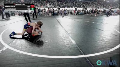 58 lbs Consi Of 8 #2 - Baker Boyd, Rough Riders vs Jack Crain Jr, Team Tulsa Wrestling Club