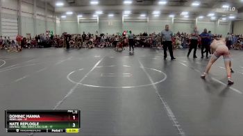 150 lbs Round 3 (8 Team) - Dominic Manna, Rebellion vs Nate Replogle, Central York Wrestling Club