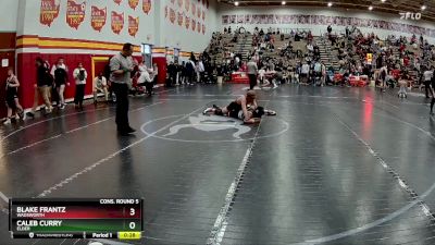 120 lbs Cons. Round 5 - Caleb Curry, Elder vs Blake Frantz, Wadsworth