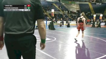 120 lbs Consi Of 4 - Ryan Gill, North Attleborough vs Steven Santiago, Holyoke