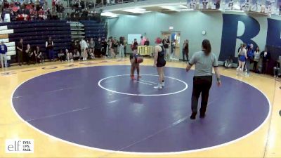 155 lbs. Champ. Round 1 - Caylii Rickmann, Seckman vs Justice Sebree, St. Charles West