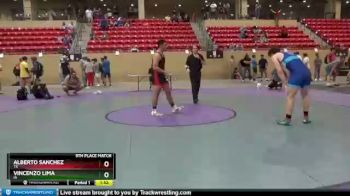 195 lbs 5th Place Match - Alberto Sanchez, TX vs Vincenzo Lima, IA