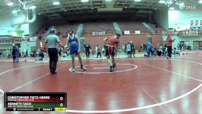 175 lbs 3rd Place Match - Christopher Tietz-Herrera, Portage Wrestling Club vs Kenneth Saco, Wolves Wrestling Club