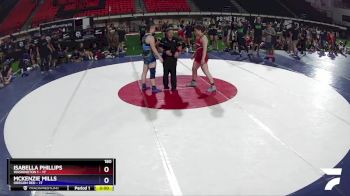 180 lbs Round 4 (16 Team) - Isabella Phillips, Washington 1 vs McKenzie Mills, Oregon Red