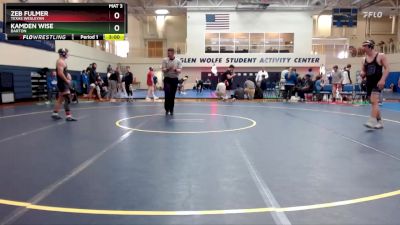 165 lbs Cons. Round 2 - Kamden Wise, Barton vs Zeb Fulmer, Texas Wesleyan