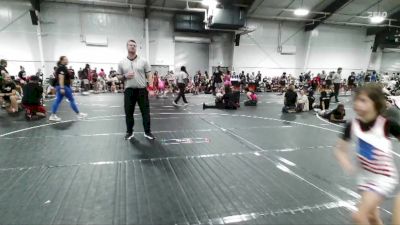 57 lbs Round 3 (4 Team) - Evangeline Bailey, R&R Ladies Purple vs Arya Robertson, AR-15