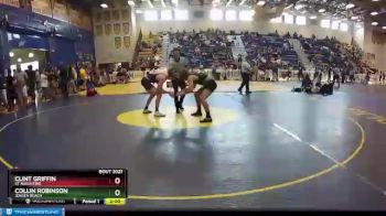 160 lbs Round 1 - Collin Robinson, Jensen Beach vs Clint Griffin, St Augustine