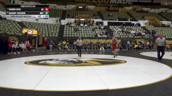 165 lbs 3rd Place Match - Danny Heiser, Missouri vs Owen Eck, Oklahoma
