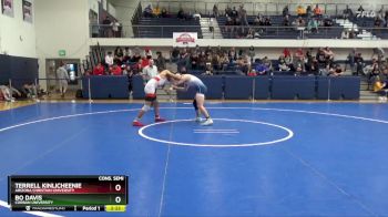 141 lbs Cons. Semi - Bo Davis, Corban University vs Terrell Kinlicheenie, Arizona Christian University
