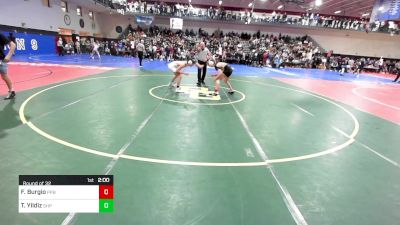 126 lbs Round Of 32 - Frankie Burgio, Point Pleasant Boro vs Tyler Yildiz, Seton Hall Prep