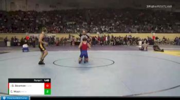 5A-145 lbs Cons. Round 1 - Dawson Bowman, Durant vs Calvin Moon, MacArthur