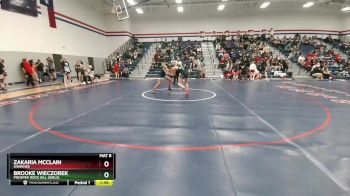 126 lbs Round 4 - Brooke Wieczorek, Prosper Rock Hill (Girls) vs Zakaria McClain, Shawnee