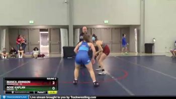 122 lbs Round 2 (8 Team) - Bianca Johnson, Washington vs Rose Kaplan, Indiana