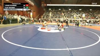 2A-157 lbs Cons. Round 3 - Clay Teichert, Cokeville vs Logan Julander, Kemmerer