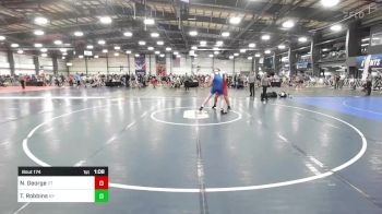 230 lbs Round Of 32 - Nicholas George, VT vs Trenten Robbins, NY
