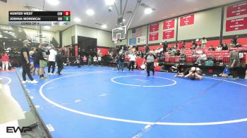 190 lbs Consi Of 4 - Hunter West, Coweta vs Joshua Mordecai, Henryetta HS