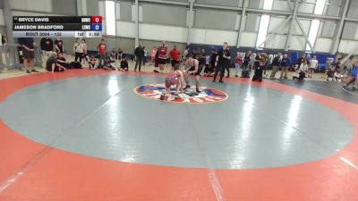 132 lbs Champ. Round 1 - Bryce Davis, Basement Boys Wrestling Club vs Jameson Bradford, Lake Stevens Wrestling Club