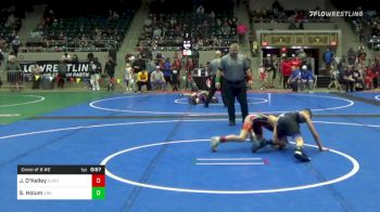 85 lbs Consi Of 8 #2 - Jaden O'Kelley, Cushing Tigers vs Spencer Holum, Vinita Kids Wrestling