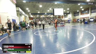 175 lbs Champ. Round 1 - Cohen Payne, La Habra vs Luis Catalan, Chaffey