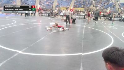 54 lbs Final - Joaquin Vasquez, Steel City Reloaded WC vs Alejandro Martinez, Ridge WC
