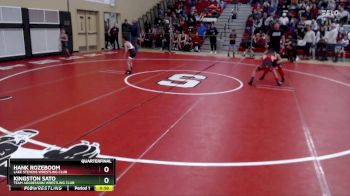 67 lbs Quarterfinal - Hank Rozeboom, Lake Stevens Wrestling Club vs Kingston Sato, Team Aggression Wrestling Club