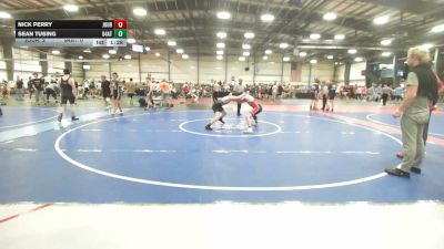 113 lbs Rr Rnd 3 - Nick Perry, Journeymen Red - HSB vs Sean Tusing, 84 Athletes Black - HSB