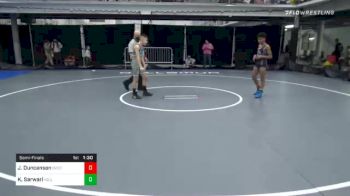 109 lbs Semifinal - Jayden Duncanson, Svec vs Kyon Sarwari, No Limits WC