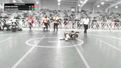 126 lbs Consi Of 4 - Gianni Bottone, SC vs Caleb Gauthier, FL