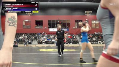 131 lbs Semifinal - Kassey Daugherty, Presbyterian vs Cassia Zammit, Presbyterian