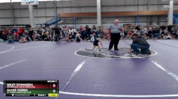 36 lbs Round 2 - Adley Schmadeka, Grangeville Youth Wrestling vs Oliver Morris, St. Maries Wrestling Club