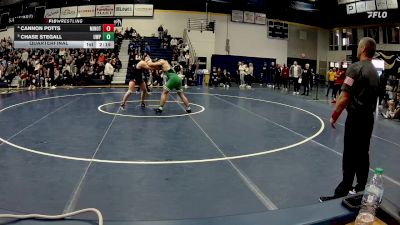 197 lbs Quarterfinal - Chase Stegall, Wisconsin-Parkside vs Cannon Potts, Minot State (N.D.)