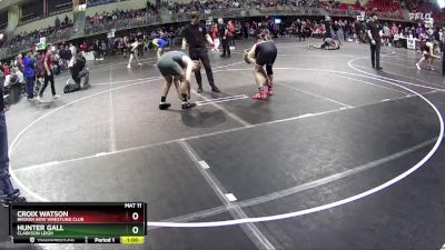 175 lbs Champ. Round 2 - Croix Watson, Broken Bow Wrestling Club vs Hunter Gall, Clarkson Leigh