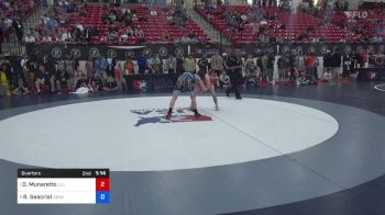 51 kg Quarters - Domenic Munaretto, Illinois vs Rylan Seacrist, Seasons Freestyle Club