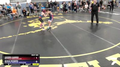 71 lbs Rr1 - Jaxsen Harris, Mid Valley Wrestling Club vs Bodhi Rogers, Avalanche Wrestling Association