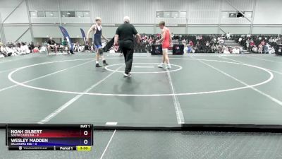 150 lbs 2nd Wrestleback (16 Team) - Noah Gilbert, South Carolina vs Wesley Madden, Oklahoma Red