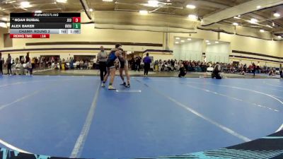 149 lbs Champ. Round 2 - Alex Baker, Grand Valley State University Club vs Noah Ruibal, John Carroll University